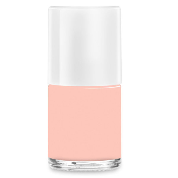 Nail polish bottle round, 12ml, lid white - cno 90121254