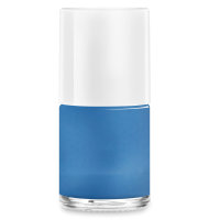 Nail polish bottle round, 12ml, lid white - cno 90121287