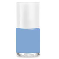 Nail polish bottle round, 12ml, lid white - cno 90121330