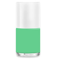 Nail polish bottle round, 12ml, lid white - cno 90121344