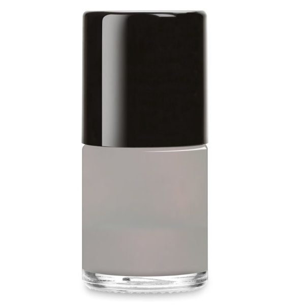 Nail polish bottle round, 12ml, lid black - cno 90121262