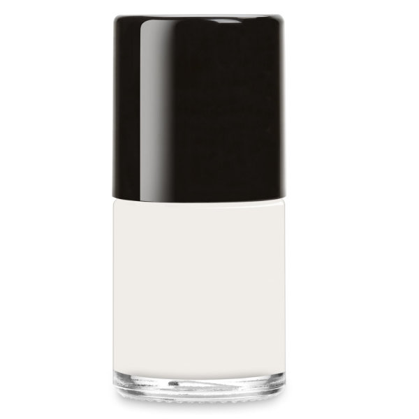 Nagellack Flasche rund, 12ml, Deckel schwarz - fnr 90121268