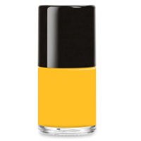 Nail polish bottle round, 12ml, lid black - cno 90121280
