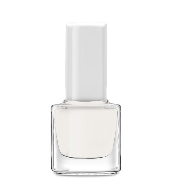 Nail polish bottle square, 9ml, lid white - cno 90121268