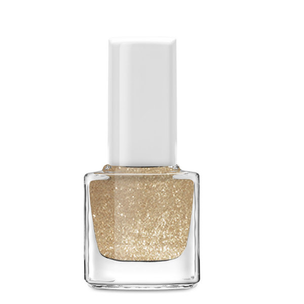 Nail polish bottle square, 9ml, lid white - cno 90121294