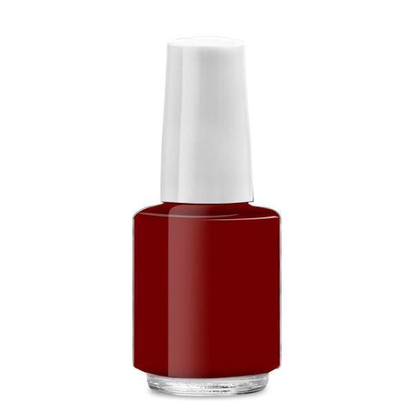 Nail polish bottle round, 4ml, lid white short - cno 90121217