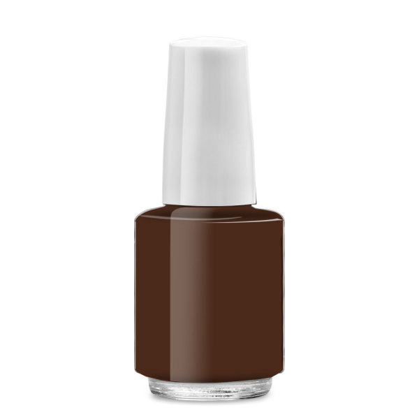 Nail polish bottle round, 4ml, lid white short - cno 90121272