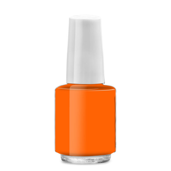 Nail polish bottle round, 4ml, lid white short - cno 90121341