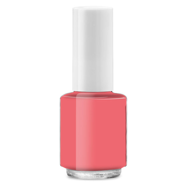 Nail polish bottle round, 4ml, lid white long - cno  90121235