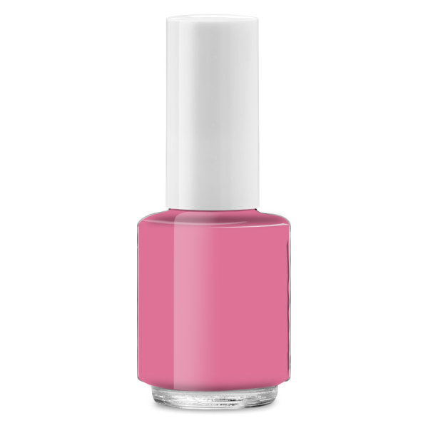 Nail polish bottle round, 4ml, lid white long - cno  90121237