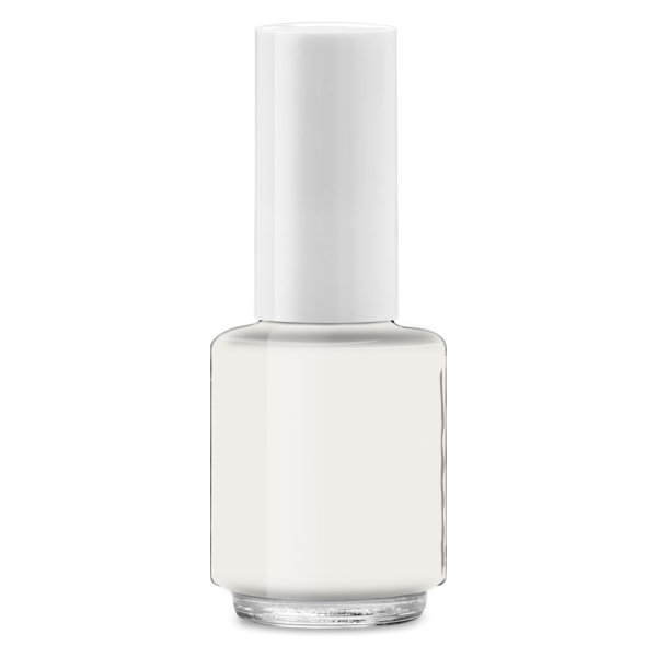 Nail polish bottle round, 4ml, lid white long - cno  90121268