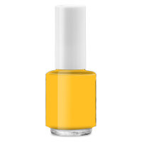 Nail polish bottle round, 4ml, lid white long - cno...