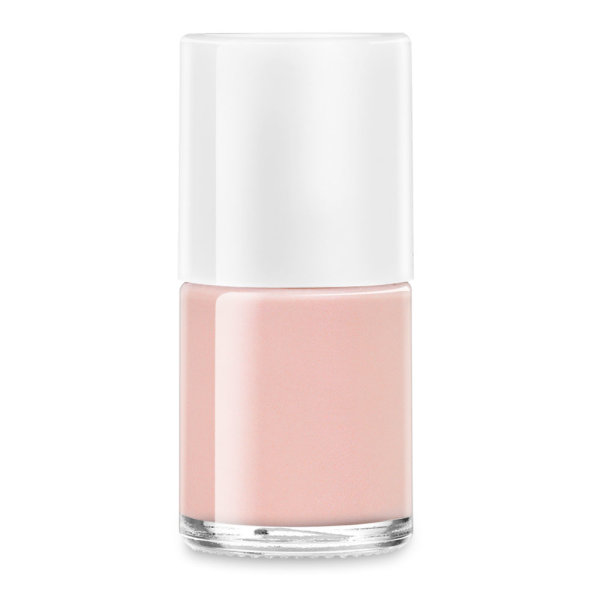 Base Coat Pink-Rosé bottle round, 12ml, lid white - fnr 90111016