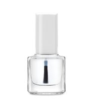 Fast Top Coat gloss bottle square, 9ml, lid white - fnr...