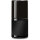 Flasche schwarz lackiert 15ml, Form Cylinder, Deckel schwarz,