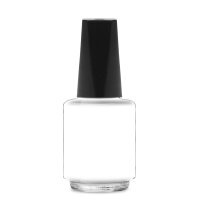 Flasche 04ml, Form Rund, Deckel schwarz,